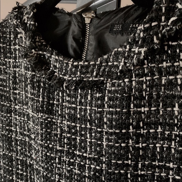 Zara Tweeted Dress - Picture 4 of 6